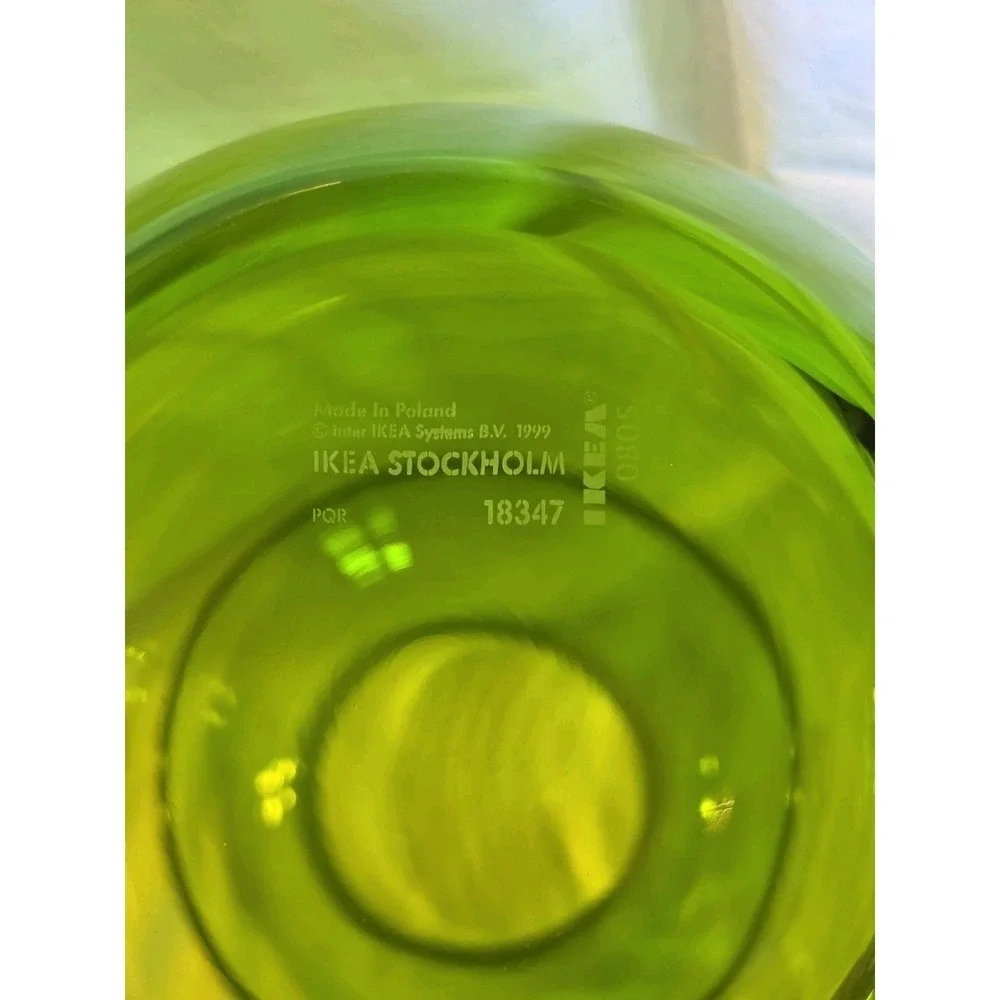 VintageScandinavian IKEA Maria Vinka Stockholm Glass 13.75